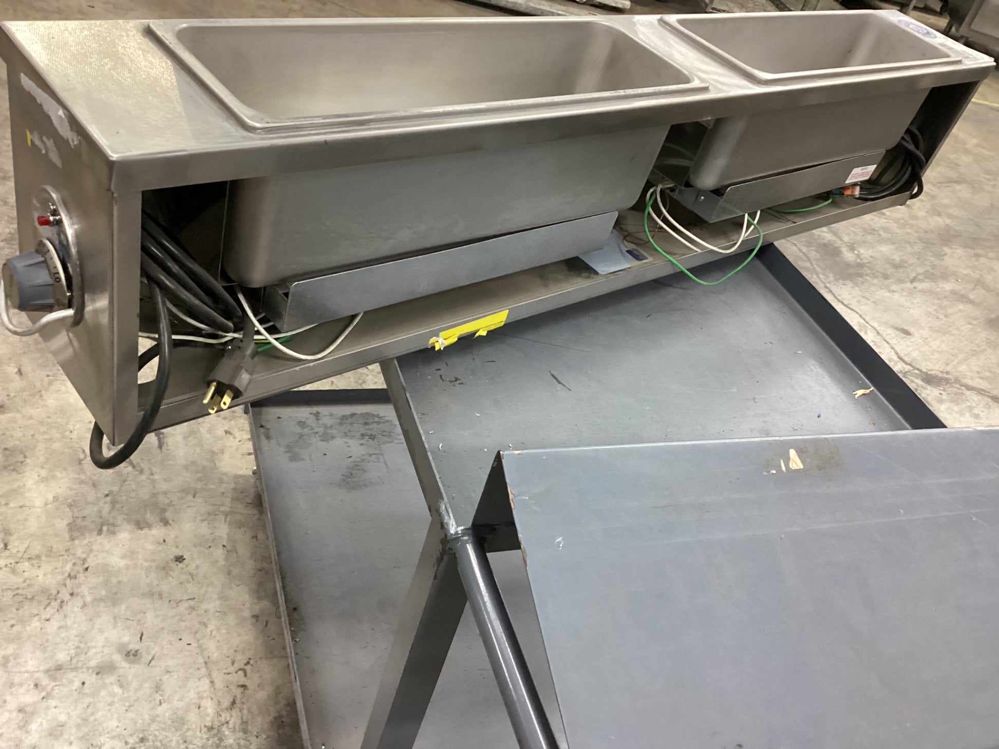 Wasserstrom Double Built-in Rectangular Warmers W/ Thermostat Control