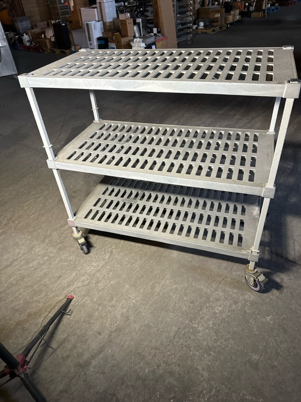 Amco Composite Rack, 3 Shelves, Mobile