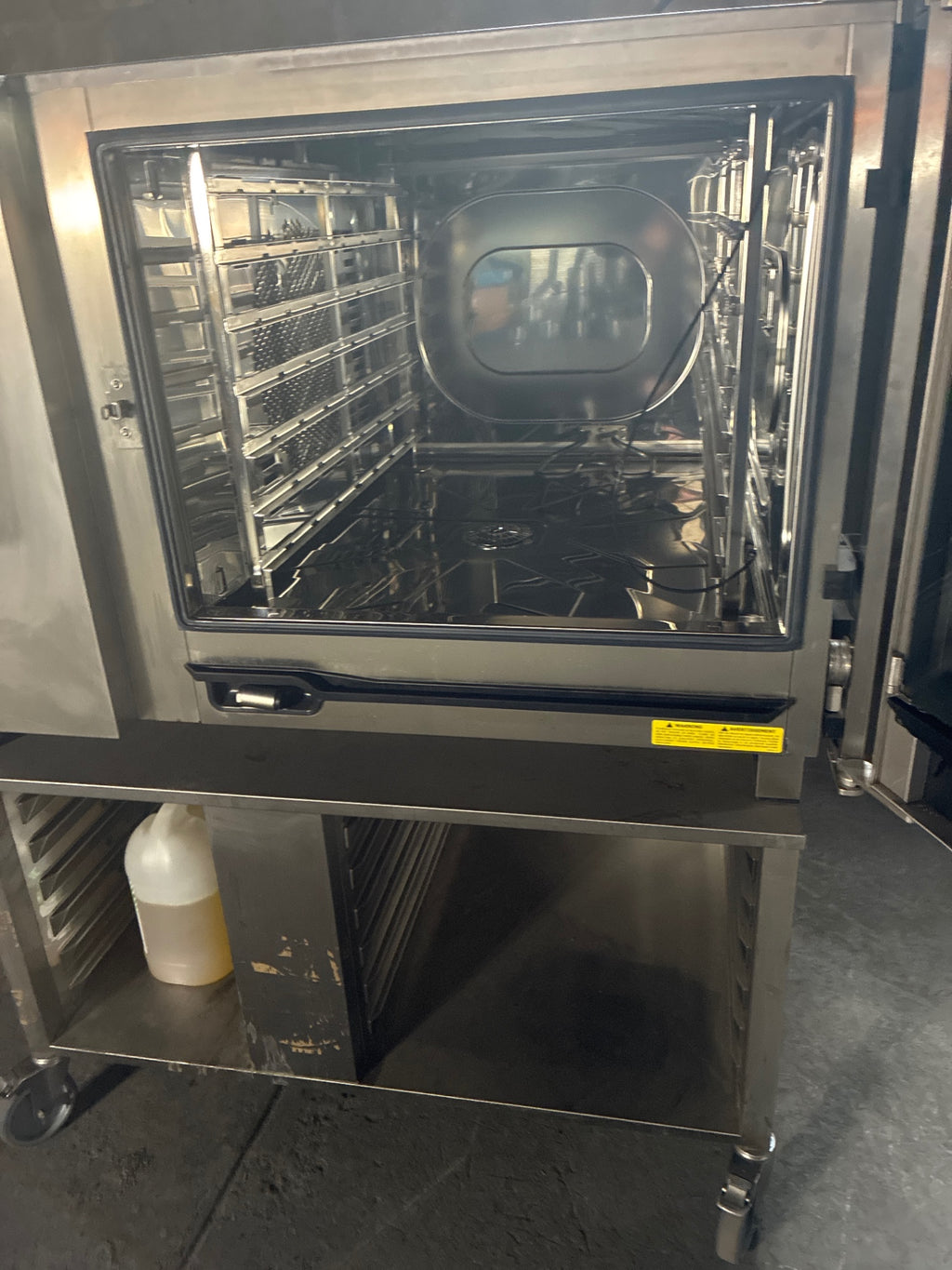Convotherm C4eT 6.20 EB -N Combi Oven On Mobile Cart W/ Under Storage, Full Pan Size