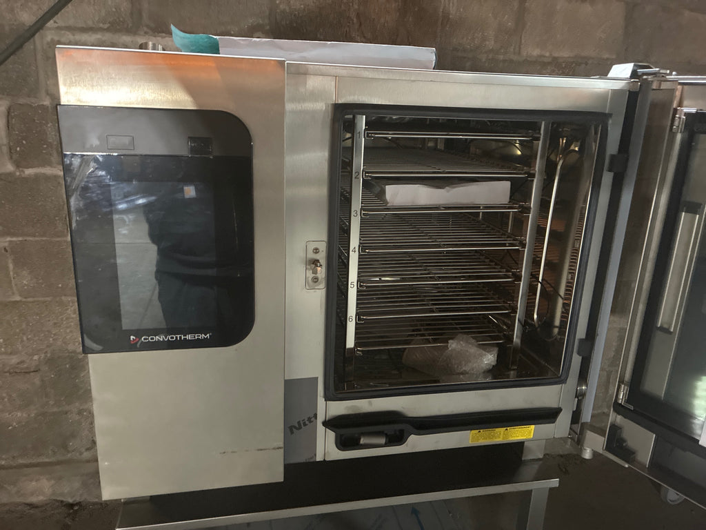 Convotherm C4eT 6.10 GS -N Combi Oven On Mobile Cart W/ Undershelf, Half Pan Size