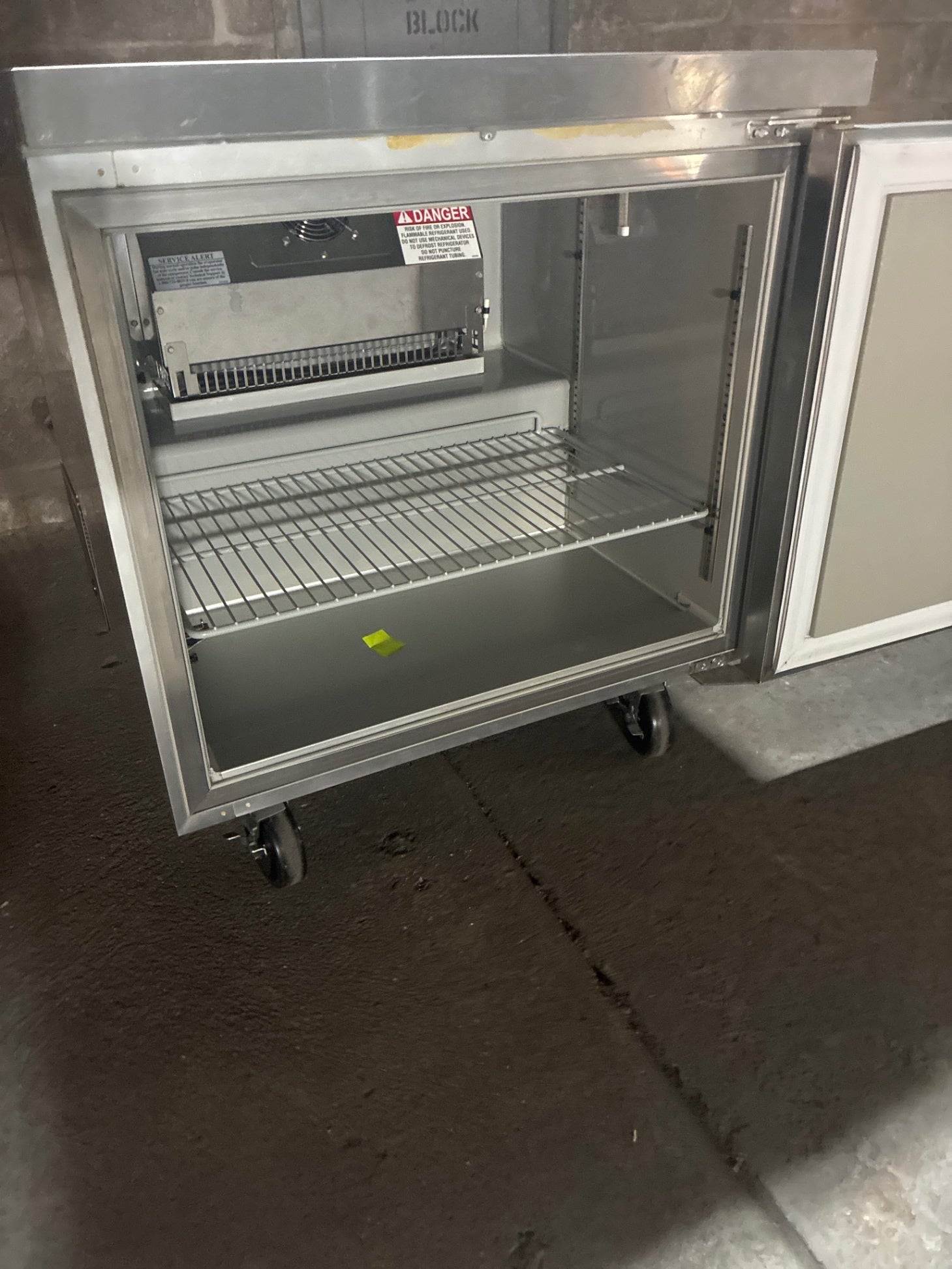 Delfield GUF32P Freezer, UnderCounter, Single Solid Swing Door, Mobile
