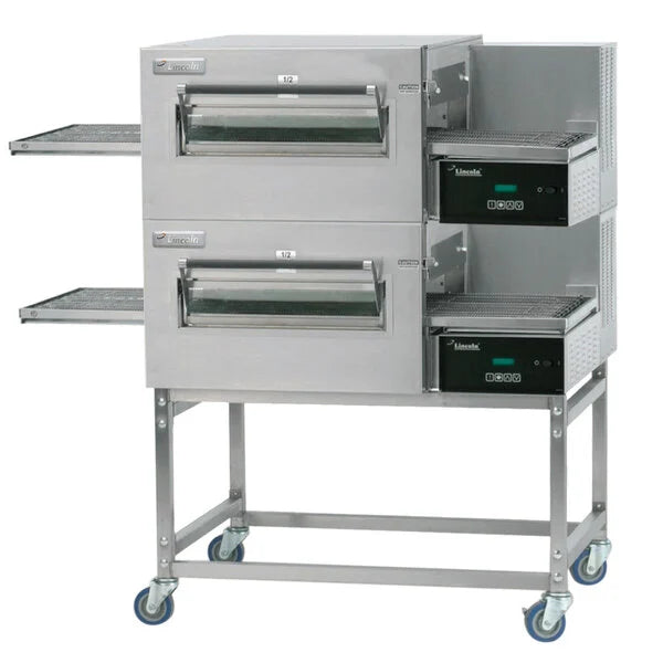 Lincoln 1132-000-U-KF040 Conveyor Oven W Equipment Stand, Double Stack